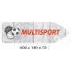 FLECHE SIGNALMULTISPORT DIRECTIONNEL -  600 X 180 X 10