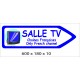 FLECHE SIGNAL SALLE TV DIRECTIONNEL - 600 X 180 X 10