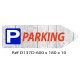 FLECHE SIGNAL PARKING DIRECTIONNEL - 600 X 180 X 10