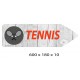 FLECHE SIGNAL TENNIS DIRECTIONNEL -  600 X 180 X 10