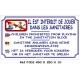 PANNEAU INTERDIT JOUER DANS SANITAIRE 4L - 450 X 250 X 10