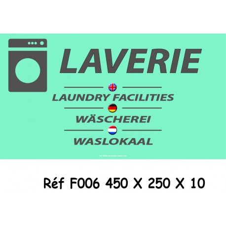 PANNEAU LAVERIE4L - 450 X 250 X 10