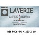 PANNEAU LAVERIE4L - 450 X 250 X 10
