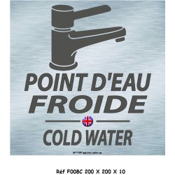 PANNEAU POINT D EAU - 2L - 200 X 200 X 10