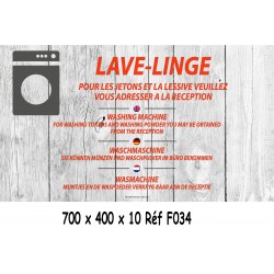 PANNEAU LAVE LINGE 4L - 700 X 400 X 10