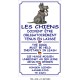 CHIENS EN LAISSE V 4L - 700 X 400 X 10