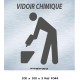 LOGO PORTE WC CHIMIQUE - 100 X 100 X 3