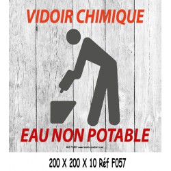 PANNEAU VIDOIR CHIMIQUE - 200 X 200 X 10