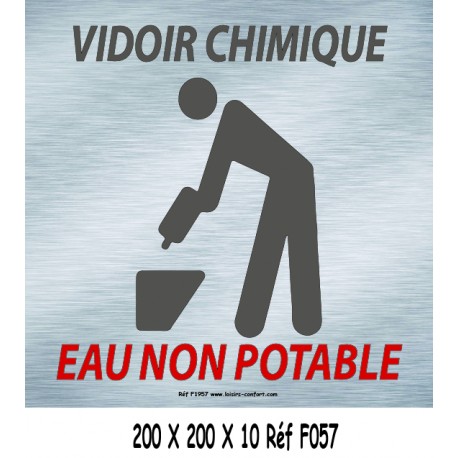 PANNEAU VIDOIR CHIMIQUE - 200 X 200 X 10