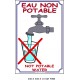 PANNEAU EAU POTABLE 2L- 200 X 300 X 10