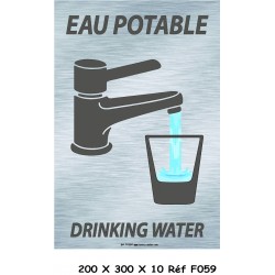 PANNEAU EAU POTABLE 2L- 200 X 300 X 10