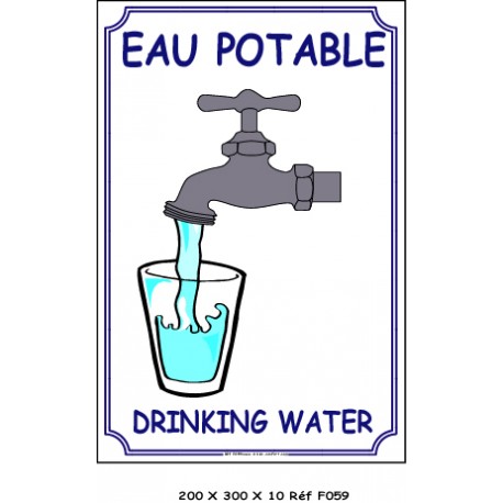 EAU POTABLE 2L- 200 X 300 X 10