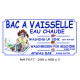 PANNEAU BAC VAISSELLE 200 X 400 X 5