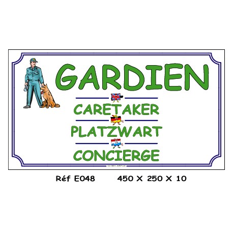 GARDIEN 4L - 450 X 250 X 10