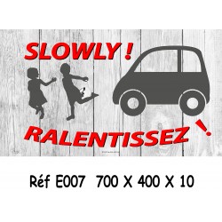 PANNEAU RALENTISSEZ 2L - 700 X 400 X 10