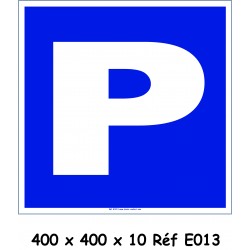 PANNEAU PARKING - 400 X 400 X 10