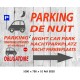 PANNEAU PARKING NUIT 4L - 1000 X 750 X 10