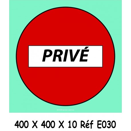 PANNEAU PRIVE - 400 X 400 X 10