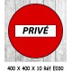 PANNEAU PRIVE - 400 X 400 X 10