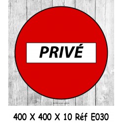 PANNEAU PRIVE - 400 X 400 X 10