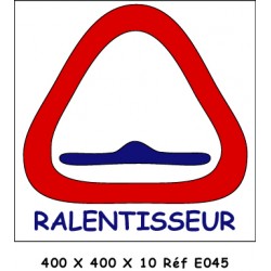 PANNEAU RALENTISSEUR - 400 X 400 X10
