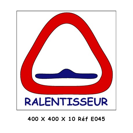 PANNEAU RALENTISSEUR - 400 X 400 X10