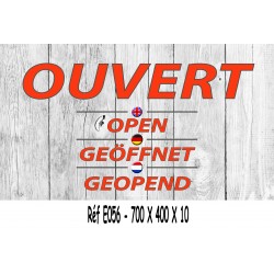 PANNEAU OUVERT 4L - 700 X 400 X 10