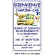 PANNEAU BIENVENU CAMPING CAR 3L - 400 X 700 X 10