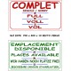 PANNEAU COMPLET/EMPLACEMENTS DISPONIBLES 4L - 700 X 400 X 10