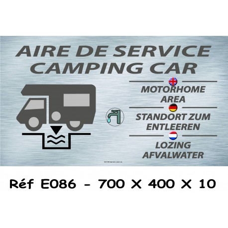 PANNEAU INFORMATION AIRE POUR CAMPING-CAR (F0224)