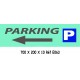 PANNEAU DIRECTIONNEL PARKING - 700 X 200 X10