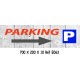 PANNEAU DIRECTIONNEL PARKING - 700 X 200 X10