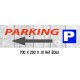 PANNEAU DIRECTIONNEL PARKING - 700 X 200 X10