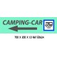 PANNEAU DIRECTIONNEL CAMPING CAR - 700 X 200 X 10