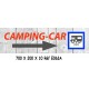 PANNEAU DIRECTIONNEL CAMPING CAR - 700 X 200 X 10