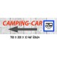 PANNEAU DIRECTIONNEL CAMPING CAR - 700 X 200 X 10