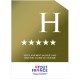 Pannonceau de classement Hotel