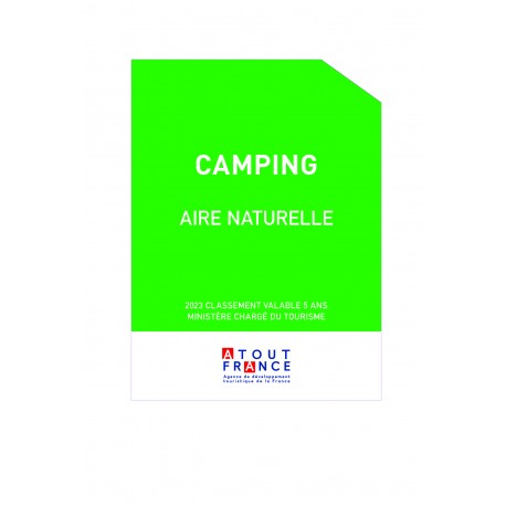 Panonceau de Classement AIRE NATURELLE