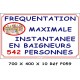 FRÉQUENTATION MAXI - 700 X 400 X 10