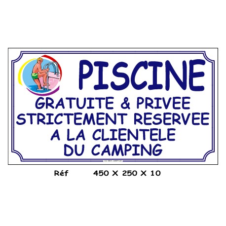 PISCINE GRATUITE - 450 X 250 X 10