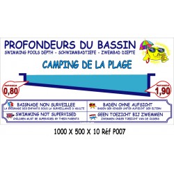 PROFONDEUR BASSIN 5L - 1000 X 500 X 10