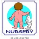 LOGO PORTE NURSERY - 100 X 100 X 3