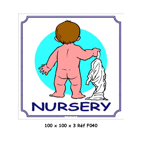 LOGO PORTE NURSERY - 100 X 100 X 3