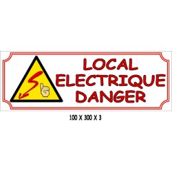 LOCAL ÉLECTRIQUE - 100 X 300 X 3