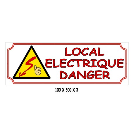 LOCAL ÉLECTRIQUE - 100 X 300 X 3