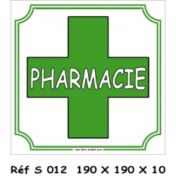 PHARMACIE - 200 X 200 X 10