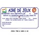 AIRE DE JEUX 2L - 700 X 400 X 10