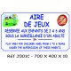 PANNEAU AIRE DE JEUX 2L - 700 X 400 X 10