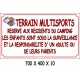 TERRAIN MULTISPORTS  - 700 X 400 X 10