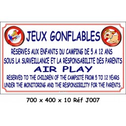 JEUX GONFLABLES 2L - 700 X 400 X 10